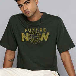 R.Code by The Roadster Life Co. Men Printed T-shirt image 4