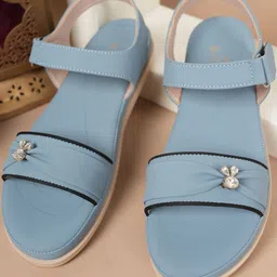 Dollphin Women Blue Open Toe Sandals-image-26