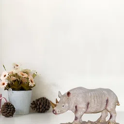 MISS PEACH Grey & White Birds & Animals Figurine Showpiece-picture-23