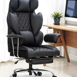 DROGO Black Ergonomic Study Arm Chair image 1