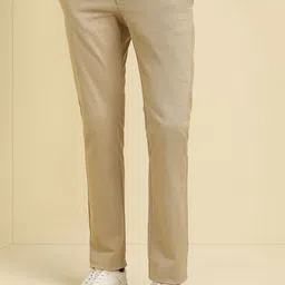 Allen Solly Men Cotton Slim Fit Trousers-image-73