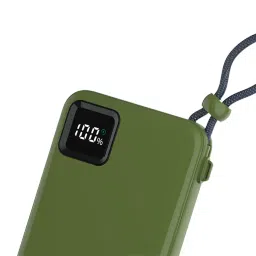 urbn Ultra Link 10000 mAh 22.5W Fast Charging Power Bank (1 Type A and 2 Type C Ports, Power Delivery Compatible, Camo) image 3