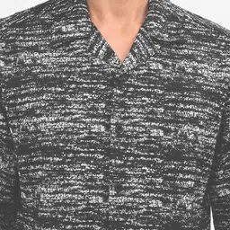 Blu MNKY Smart Fit Oversized Cuban Collar Shirt image 2