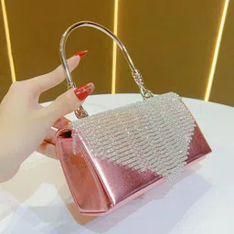 bebe Embellished Structured Handheld Bag image 4