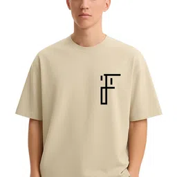 Fashnobic Men Dri-FIT Booo Printed Round Neck Cotton Oversized T-shirt-image-98