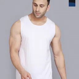 WOOSTRO Men Pack Of 2 Solid Round Neck Cotton Slim Fit T-shirts image 1