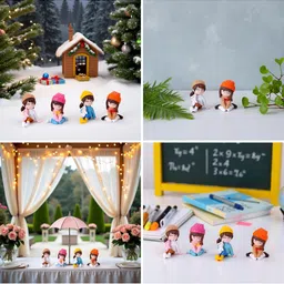 DEALSEVEN FASHION Multicoloured Figurine Showpiece image 4