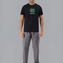 SZN Men Typography Printed Round Neck T-shirt image 2