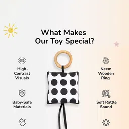 TIDY SLEEP Set of 3 Rattle Toy Learning and Development Toys image 2