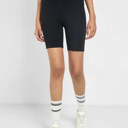 SF JEANS by Pantaloons Women Solid Slim Fit High-Rise Sports Shorts-picture-18