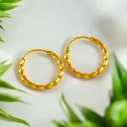 SHREE KRISHNA SHOPPING Gold-Plated Brass Earrings image 3