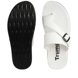 Trump White PU Flip Flops image 3