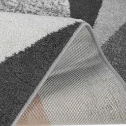 ASTERLANE Grey & Pink Geometric Carpet image 4