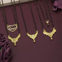 VEMISHTI Gold-Plated Mangalsutra-image-2