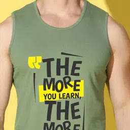 WOOSTRO Men Pack of 2 Typography Printed Round Neck Cotton Slim Fit T-shirts image 4