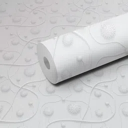 WALLWEAR White & Grey Printed Self-Adhesive Waterproof Wallpaper-picture-39