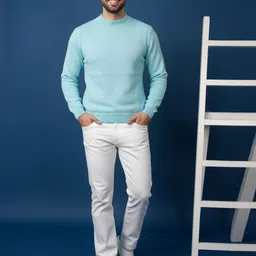 SANDPIPER Men Ribbed Woollen Pullover image 3
