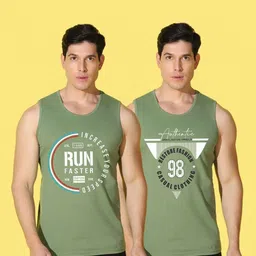 WOOSTRO Men Typography 2 Printed Applique Slim Fit T-shirt image 4