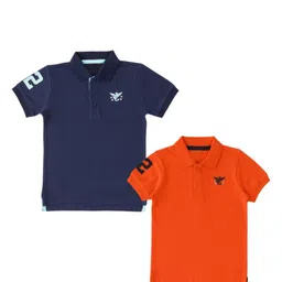 BAESD Boys Pack of 2 Polo Collar T-shirt-picture-32