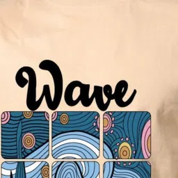 Lazy Lush Unisex Pack Of 2 Wave And Ember Graphic Printed Cotton T-shirts image 5