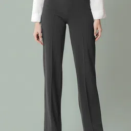 Dream Beauty Fashion Women Straight Fit High-Rise Trousers-picture-21