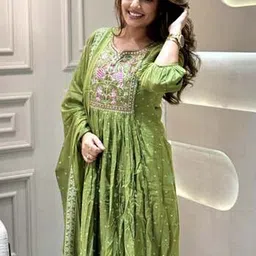 ATOXIC Women Green Pure Cotton Kurta Sets-image-96