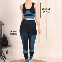 Sizi Colourblocked Sports Bra With Leggings image 3
