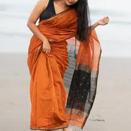 SWEETPEL Woven Design Zari Banarasi Saree image 4