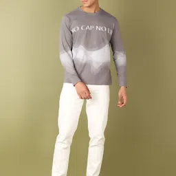 LIMEROAD Men Printed Applique T-shirt image 3