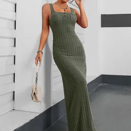 StyleCast x Revolte Choker Neck Bodycon Maxi Dress-picture-11