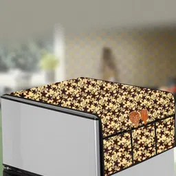 The Furnishing Tree Yellow Plastic Refrigerator Cover-picture-13