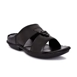 ROYAL CRUZZ Men Leather Comfort Sandals-image-64