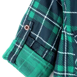 TONYBOY Boys Checked Spread Collar Cotton Casual Shirt image 4