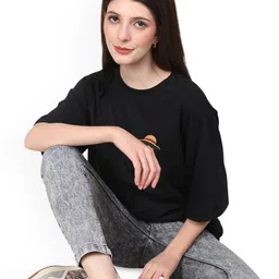 NEUNK Women Comfort Mid-Rise Heavy Fade Stretchable Jeans image 2