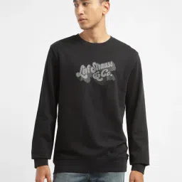 levi's Men's Brand Logo Crew Neck Sweatshirt-picture-44