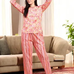 Kryptic Pack Of 2 Printed Pure Cotton Relaxed Fit Lounge Pants image 4