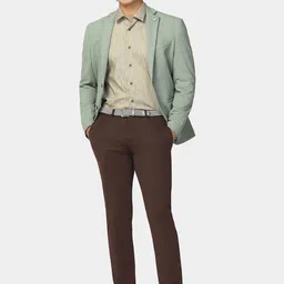 Blackberrys Striped Slim-Fit Single Breasted Blazer image 3