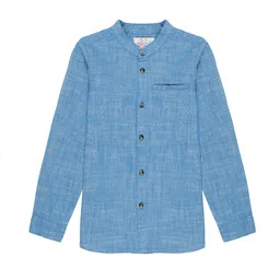 YOUNG BIRDS Boys Opaque Casual Shirt-picture-21