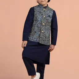 KISAH Boys Regular Kurta with Trousers-picture-29