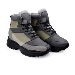 Bxxy Men Hidden Height Increasing High-Top Lace-up Boots image 3