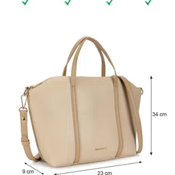 Fastrack Textured Structured Satchel Bag image 2