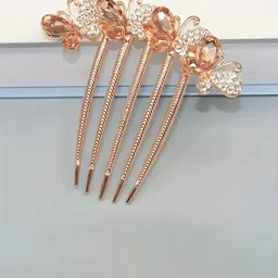 LEVOT Women Embellished Comb Pin image 4