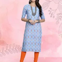 Ethnic basket Women Pack Of 2 Multicoloured Crepe Kurtas image 4