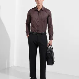 The Indian Garage Co. X Luxe Men Self Design Trousers image 3