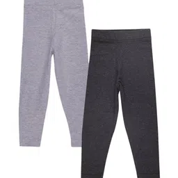 The Mom Store Infants Girls Pack Of 2 Churidar Length Leggings-image-79
