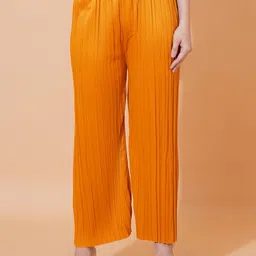 Mast & Harbour Women Solid Relaxed Trousers-picture-27