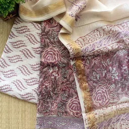 Weaves of Tradition Floral Printed Unstitched Dress Material-picture-27