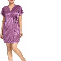 GuSo Shopee Women Purple Nylon Baby Dolls-picture-32