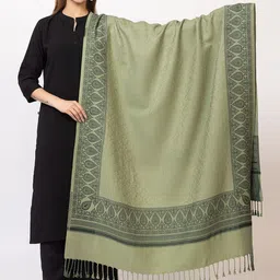 PASHGIRI Women Geometric Embroidered Shawl-picture-24