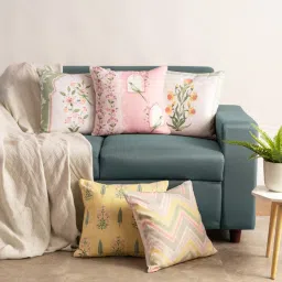 Haus & Kinder Digital Printed 100% Cotton Duck Cushion Covers 16x16 inches image 1